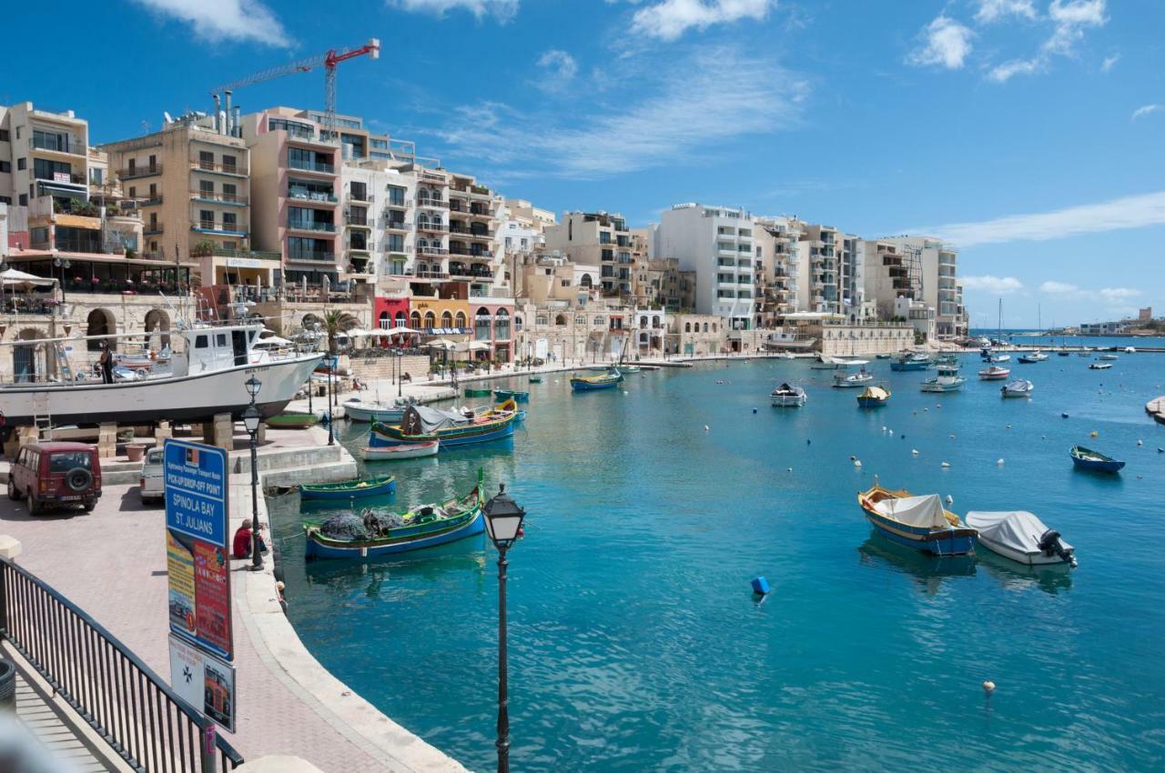 Modern Stylish Apartment - 2 Bedroom & 2 Bathroom Apartment - Spinola Bay, St Julians Saint Julian's Exterior photo